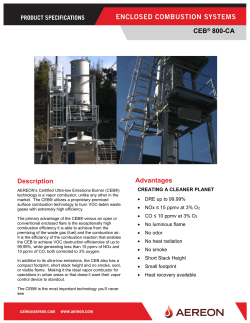AEREON CEB 800-CA Product Sheet