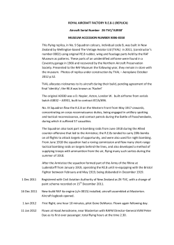 ROYAL AIRCRAFT FACTORY RE8-1 (REPLICA)