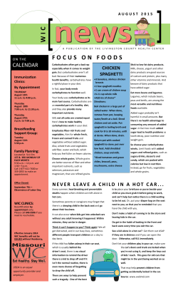 F O C U S O N F O O D S