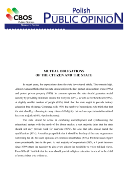 MUTUAL OBLIGATIONS OF THE CITIZEN AND THE STATE