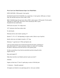 2017 WCLM Shootout Super Late Model Rules