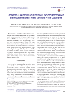 Usefulness of Nuclear Protein in Testis
