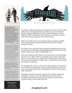 one sheet - Strangebyrds