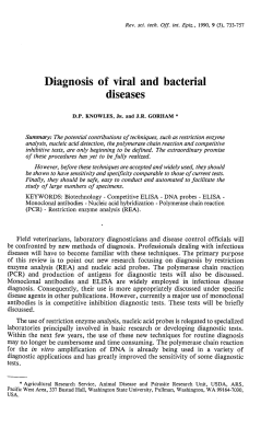 Diagnosis of viral and bacterial diseases