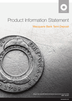 Product Information Statement