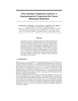 Non-Gaussian Component Analysis: a Semi