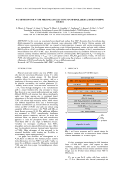 Co-Diffusion for p-Type PERT Solar Cells using APCVD BSG Layers