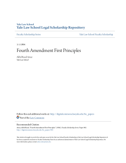Fourth Amendment First Principles