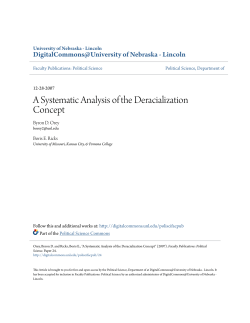 A Systematic Analysis of the Deracialization Concept