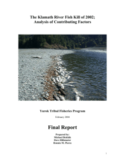 The Klamath River Fish Kill of 2002