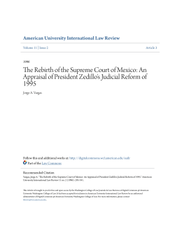 The Rebirth of the Supreme Court of Mexico