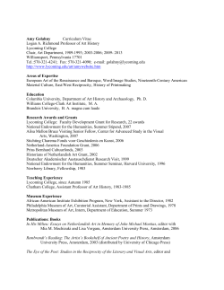 CV - Lycoming College