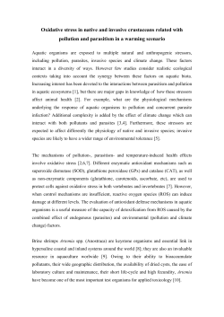 Oxidative stress in native and invasive crustaceans related with