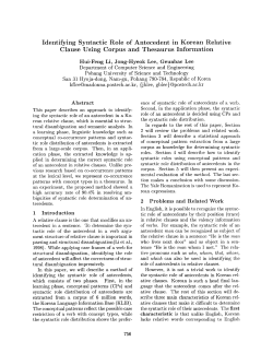 Identifying Syntactic Role of Antecedent in Korean Relative Clause