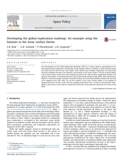 Developing the global exploration roadmap