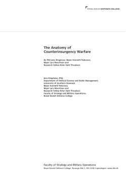The Anatomy of Counterinsurgency Warfare