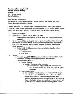 July 6, 2016 - Renaissance Secondary School