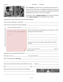 La fecha El per&iacute;odo El nombre In this episodio