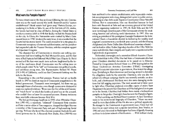 Reading: Cold War Paranoia