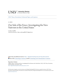 Our Side of the Fence: Investigating the New Nativism in the United