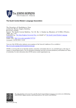 Huck Finn ending lit crit Shockley