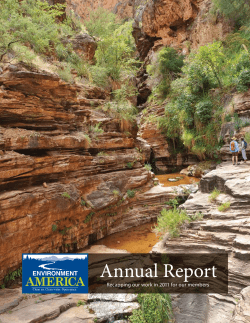 Annual Report - Environment America