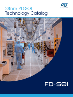 28nm FD-SOI Technology Catalog