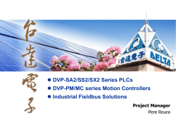 DVP-SA2/SS2/SX2 Series PLCs DVP