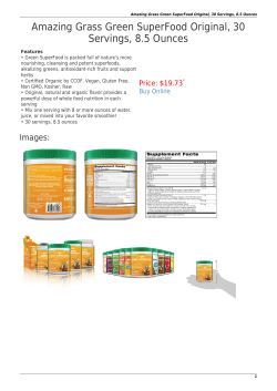 Amazing Grass Green SuperFood Original, 30 Servings, 8.5 Ounces