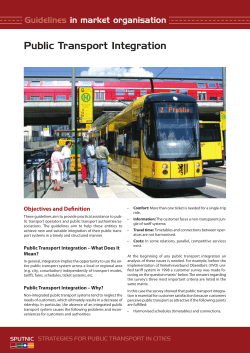Public Transport Integration