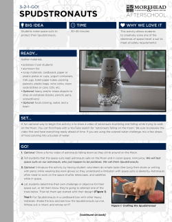 Spudstronauts - NC Science Festival
