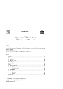 Safety mechanisms in lithium-ion batteries