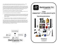 Item 1333a VINMASTER 2.5 GALLON