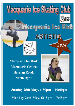 MACQUARIE ICE RINK ARTISTIC