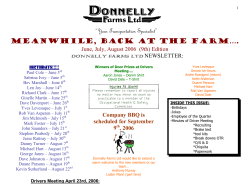 Meanwhile, back at the Farm….