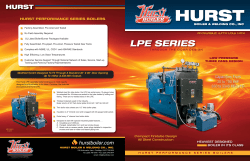 HEAVIEST DESIGNED BOILER IN ITS CLASS