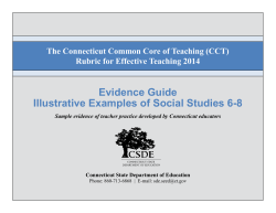 Social Studies - Connecticut SEED