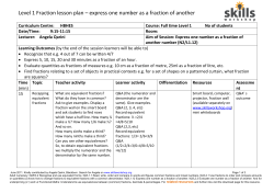 l1l2 fraction lesson plan