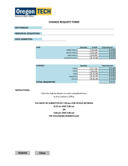 CHANGE REQUEST FORM
