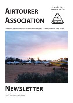 Newsletter 140 - The Airtourer Association