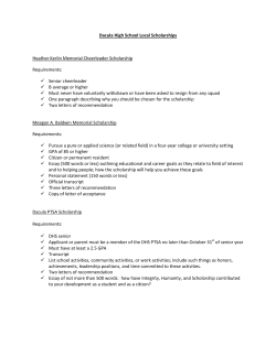 Dacula High School Local Scholarships Heather Kerlin Memorial