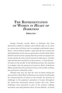 THE REPRESENTATION OF WOMEN IN Heart of Darkness