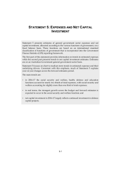 Budget 2016-17 - Budget Paper No. 1