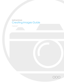 Capture Creating Images Guide