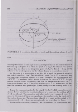 CHAPTER 5 EQUIPOTENTIAL ELLIPSOID xy