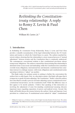 Rethinking the Constitution - Oxford Academic