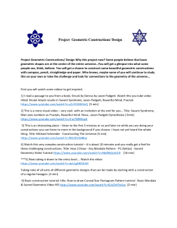 Project Geometric Constructions