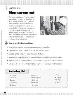 Measurement - Scholastic