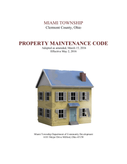 property maintenance code