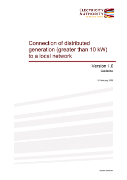 greater than 10 kW - Electricity Authority
